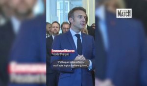 Annecy : Emmanuel Macron optimiste quant à la santé des jeunes victimes