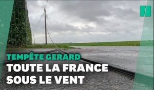 Tempête Gérard : des vents à plus de 150 km/ et au moins 90.000 foyers privés d'électricité