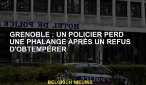 Grenoble: Un policier perd une phalange après un refus de se conformer