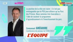 Emmanuel Grégoire : « L'avenir du PSG est au Parc des Princes » - Foot - L1