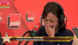 "Je n'en peux plus" : Léa Salamé  en plein direct sur France Inter