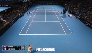 Norrie - Lestienne - Les temps forts du match - Open d'Australie