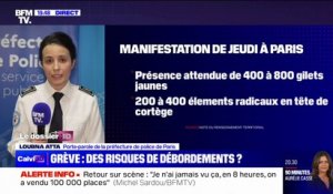 Retraites: "3500 policiers et gendarmes" mobilisés pour encadrer la manifestation dans la capitale, selon la préfecture de police de Paris