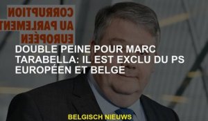 Double douleur pour Marc Tarabella: il est exclu du PS européen et belge
