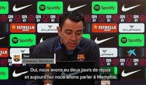 Barcelone - Xavi veut parler avec Memphis : “Une décision personnelle s’il veut partir ou pas”