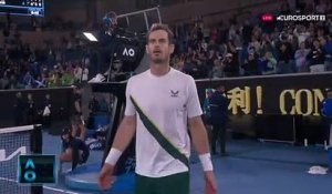 Après 5h45 de jeu, Murray peut exulter : sa balle de match