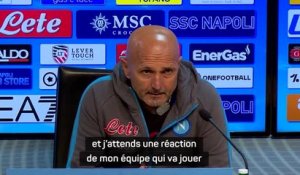 19e j. - Spalletti : "J'attends une réaction de mon équipe"