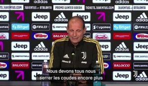 Juventus - Allegri après la sanction : "Nous devons tous nous serrer les coudes encore plus"