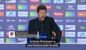 18e j. - Simeone : “Griezmann est un joueur très important pour nous”