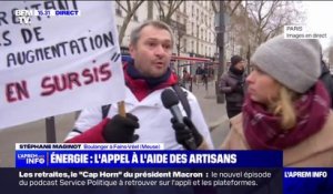 "On ne peut pas continuer comme ça":  un boulanger de la Meuse manifeste à Paris contre la hausse des prix de l'énergie