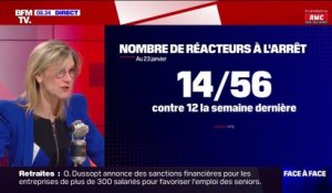 Nucléaire: Agnès Pannier-Runacher affirme qu'il y a "entre 12 et 14" réacteurs à l'arrêt sur 56 en France