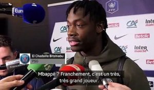 PSG - El Chadaille Bitshiabu : "Mbappé ? Un très, très grand joueur"