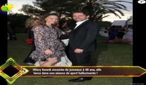 Hilary Swank enceinte de jumeaux à 48 ans, elle  lance dans une séance de sport hallucinante !