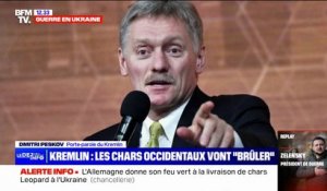Dimitri Peskov (porte-parole du Kremlin): "Les chars Léopard brûleront"
