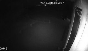 Vidéosurveillance attaque à la grenade d'un mas à Saint-Cyr, le  23 octobre 2015
