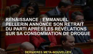 Renaissance: Emmanuel Pellerin annonce son retrait du parti après les révélations sur sa consommatio
