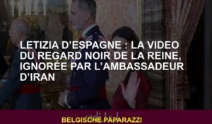 Le letizia espagnole: la vidéo du regard noir de la reine, ignorée par l'ambassadeur de l'Iran