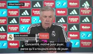 Real Madrid - Ancelotti : "Vinicius est concentré, motivé"