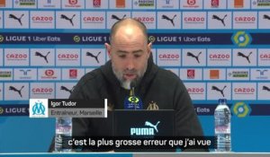 20e j. - L'énorme coup de gueule de Tudor : "Depuis qu'il y a la VAR, c'est la plus grosse erreur que j'ai vue"