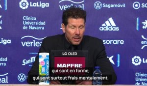 Simeone : "Griezmann et Koke sont les piliers de l’équipe depuis des années"