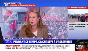 Violette Spillebout, députée Renaissance du Nord:  "Ce n'est pas la rue qui va dicter le débat parlementaire" sur la réforme des retraites