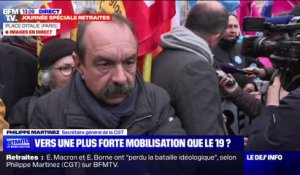 Philippe Martinez: "On est au moins aussi nombreux que le 19, voire plus nombreux, dans toutes les villes"