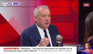 François Bayrou: "La vérité des chiffres, c'est qu'aujourd'hui, les retraites sont déficitaires de 30 milliards d'euros par an"