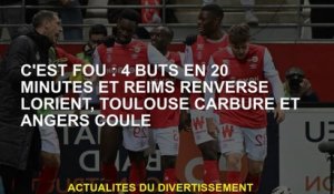 C'est fou: 4 buts en 20 minutes et Reims renverse Lorient, Toulouse Carbure et Angers Flows