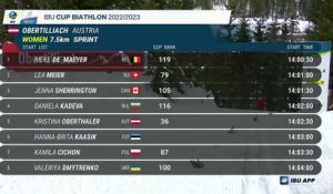 le replay du 1er sprint dames - Biathlon - IBU Cup Obertilliach