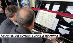 Nantes : des concerts dans le tramway