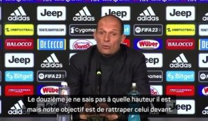 Juventus - Allegri : “L’objectif est de rattraper l’équipe devant nous”