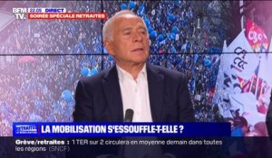 François Patriat ("Renaissance") sur la mobilisation contre la réforme des retraites: "Samedi prochain sera un vrai test"