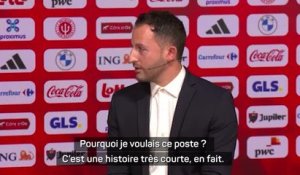 Belgique - Tedesco : "J'étais en salle d'attente chez le dentiste quand j'ai appris le départ de Martinez..."