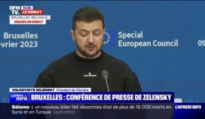 Suivez la conférence de presse de Zelensky à Bruxelles