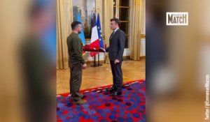 Guerre en Ukraine : Zelensky à Paris, accueilli par Macron à l'Elysée