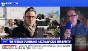 "On change de perspective": le réalisateur Michel Hazanavicius, ambassadeur du programme United24, raconte sa visite en Ukraine