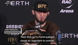 UFC 284 - Makhachev : "Peut-être que Diaz a fumé quelque chose"