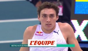 Duplantis remporte le concours de saut à la perche - Athétisme - Meeting de Liévin