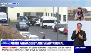 Pierre Palmade est déféré, il est arrivé au tribunal de Melun