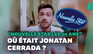 Jonatan Cerrada absent des 20 ans de la « Nouvelle Star », il explique pourquoi