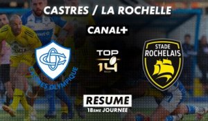Le résumé de Castres / La Rochelle - TOP 14 - 18ème journée