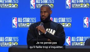 All-Star Game - James sur sa blessure : "Je ne pense pas qu'il faille trop s'inquiéter"