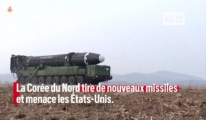 La Corée du Nord tire deux nouveaux missiles et menace les États-Unis