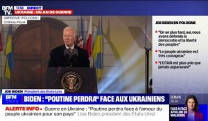 Joe Biden à Varsovie: "L’Ukraine ne sera jamais une victoire pour la Russie"