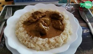 Curry d'agneau à l'indienne généreusement épicé