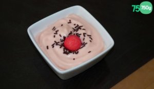 Mousse fraise tagada au siphon