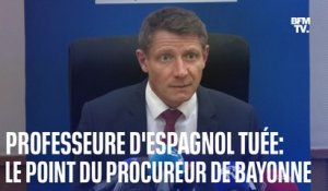 Professeure tuée à Saint-Jean-de-Luz: la conférence de presse du procureur de Bayonne
