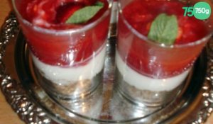 Dessert fraise mascarpone