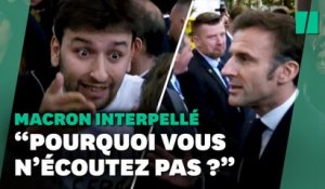 Au Salon de l’agriculture, Macron rattrapé par les retraites et l’écologie