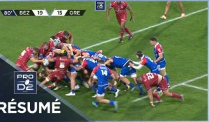 PRO D2 - Résumé AS Béziers Hérault-FC Grenoble Rugby: 19-20 - J22 - 2022-2023